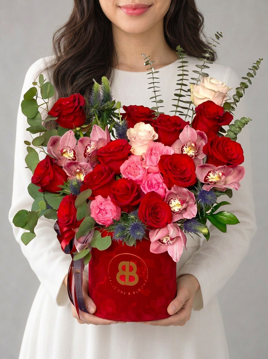 Scarlet Blush Bloom Box