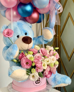 "Sky Blue Bear" | Hot Air Balloon Cloud
