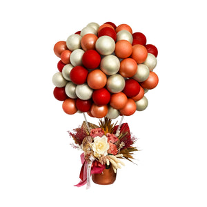 "White Pearl" | Hot Air Balloon Cloud with Dried Flowers