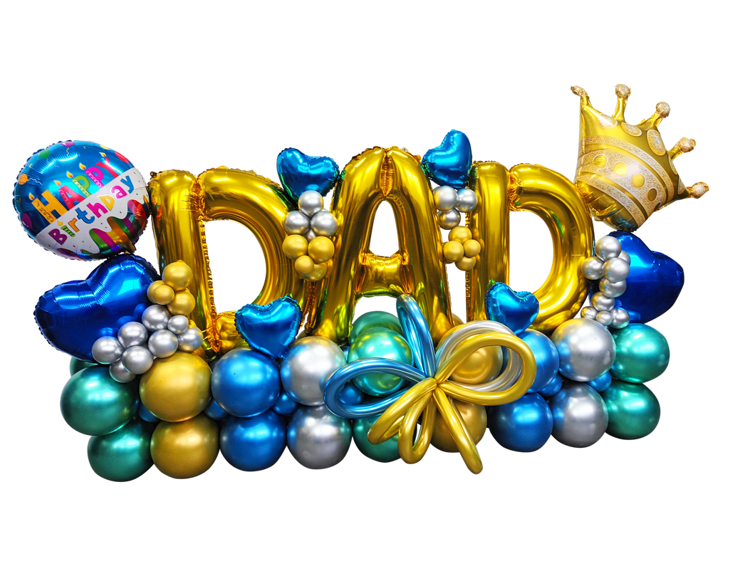 “Dad” | Balloon Marquee
