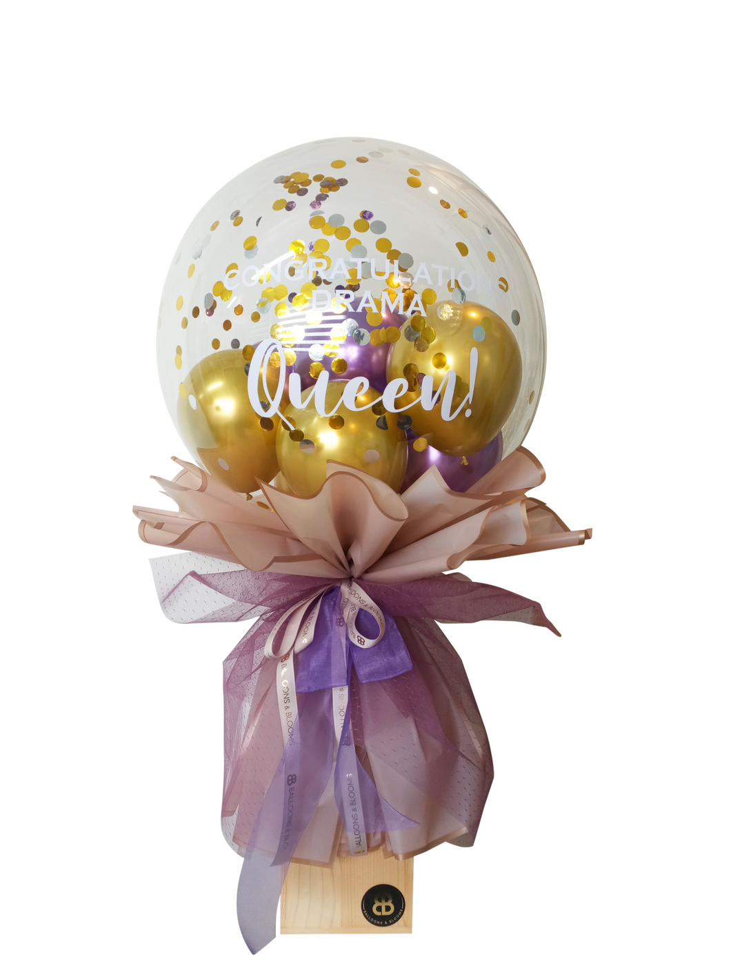 “Queen” | Jumbo Balloon Bouquet
