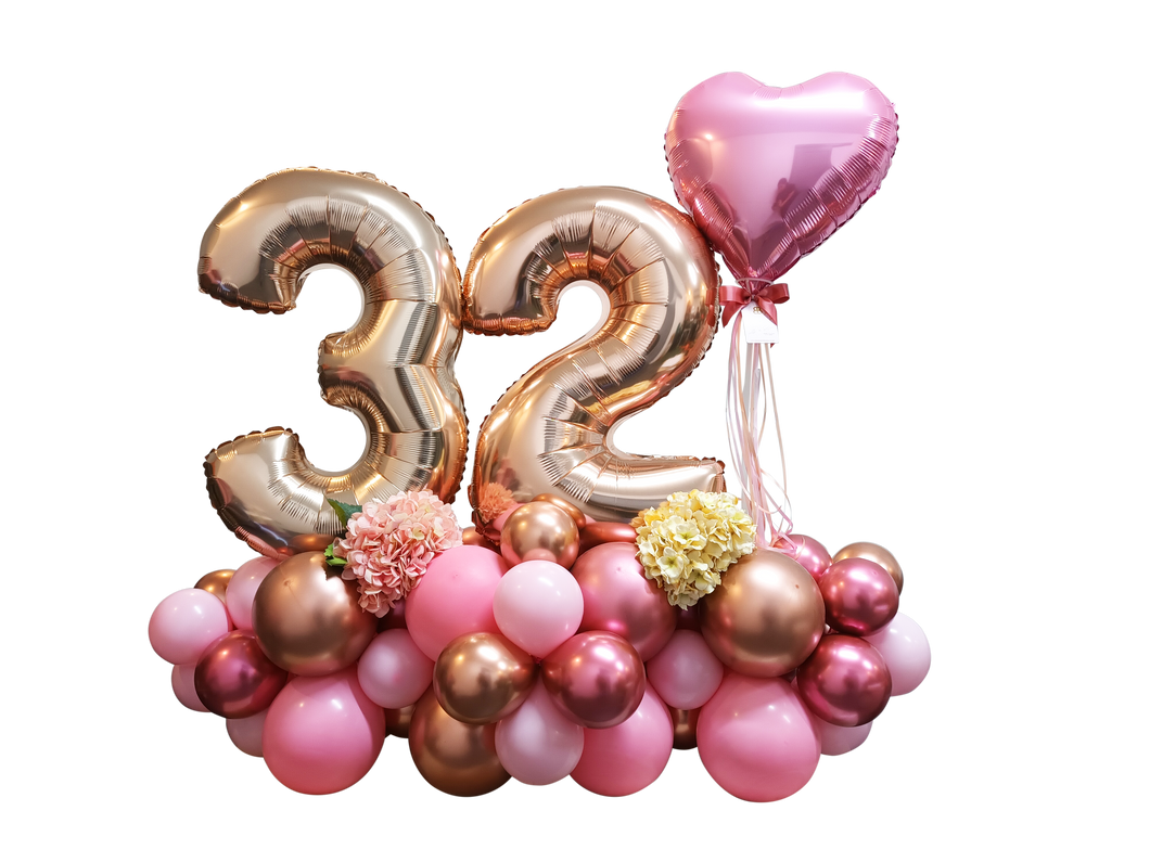 “Jumbo Number” | Balloon Marquee
