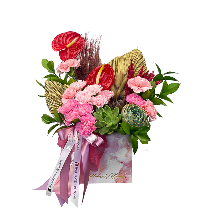 Flower Bloom Box | Stylish Flower Bloom Box | Balloons & Blooms