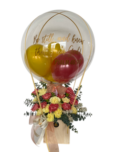 "Lemon" | Mini Hot Air Balloon - Tall