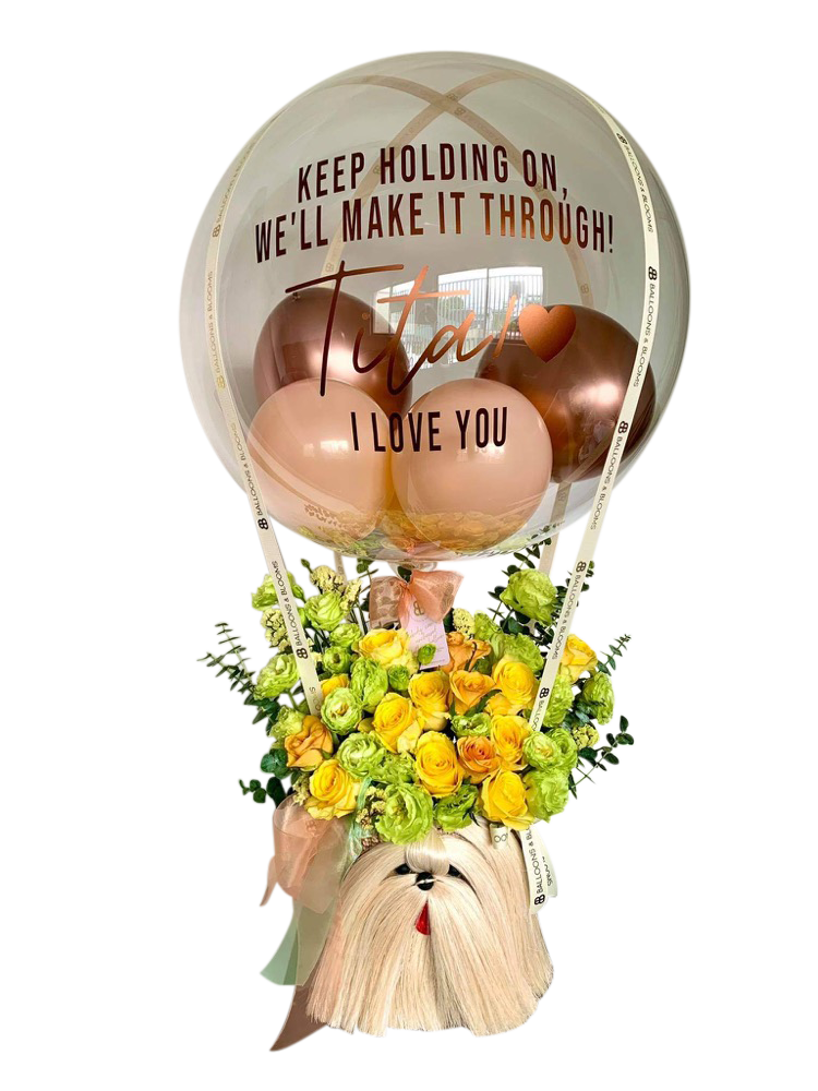 Jumbo Floral Balloon | Unique Floral Balloon | Balloons & Blooms